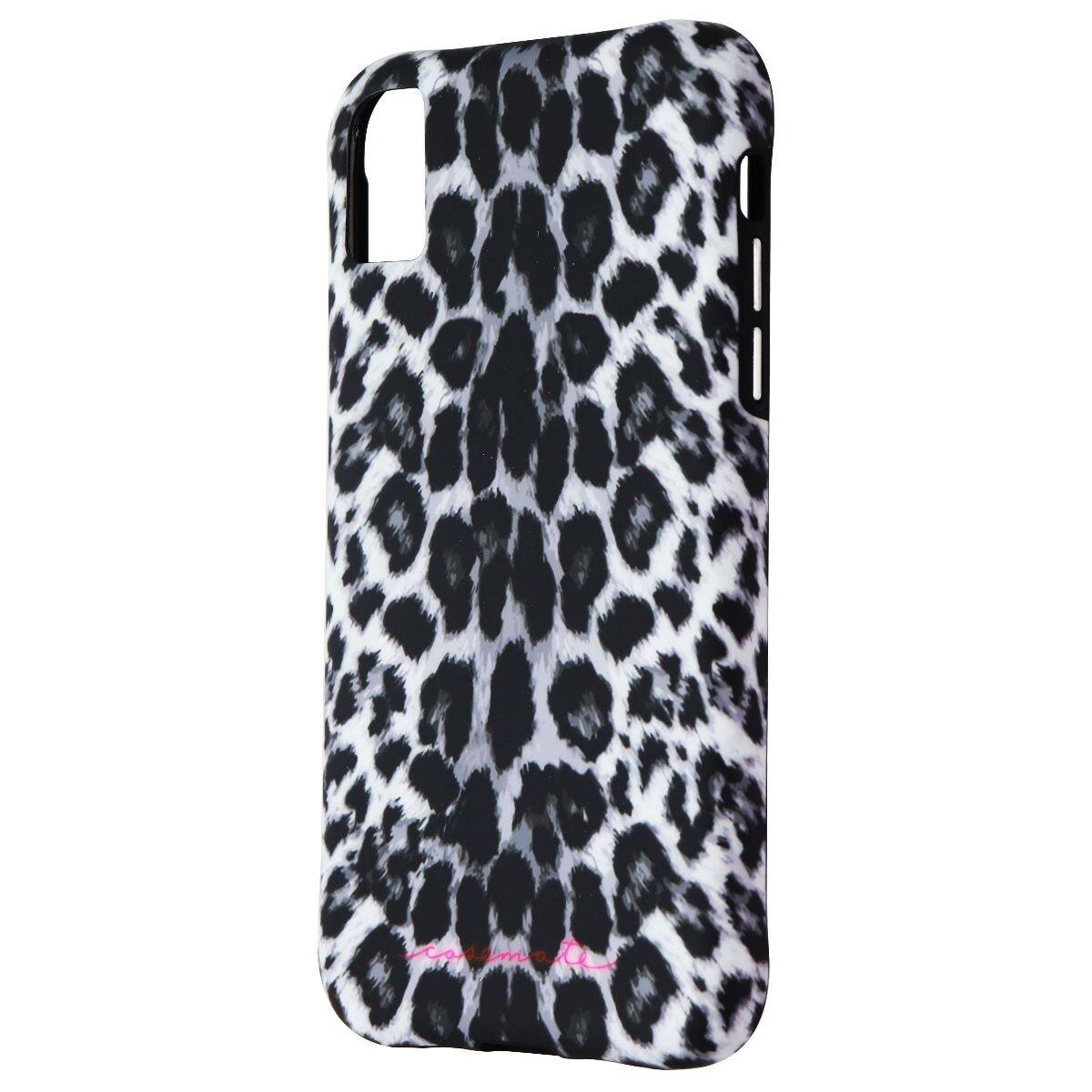 Front. Case-Mate - Case-Mate Wallpaper Series Case for Apple iPhone XR - Gray Leopard - Multicolor.