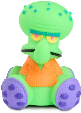 Handmade by Robots - SpongeBob SquarePants - Squidward Tentacles Blacklight Limited Edition Vinyl Figure - COLLECTIBLES - Multicolor