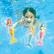 Angle. Banzai - Banzai 4 Piece Water/Pool Toy Dive Set - Mermaids Dolls (Colors Vary).