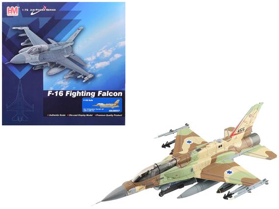 HM 1:72 AIR-POWER SERIES
F-16 Fighting Falcon
F-16 Sufa
Authentic Scale
Die-cast Display Model
Premium Quality Product
455
455
HA38037