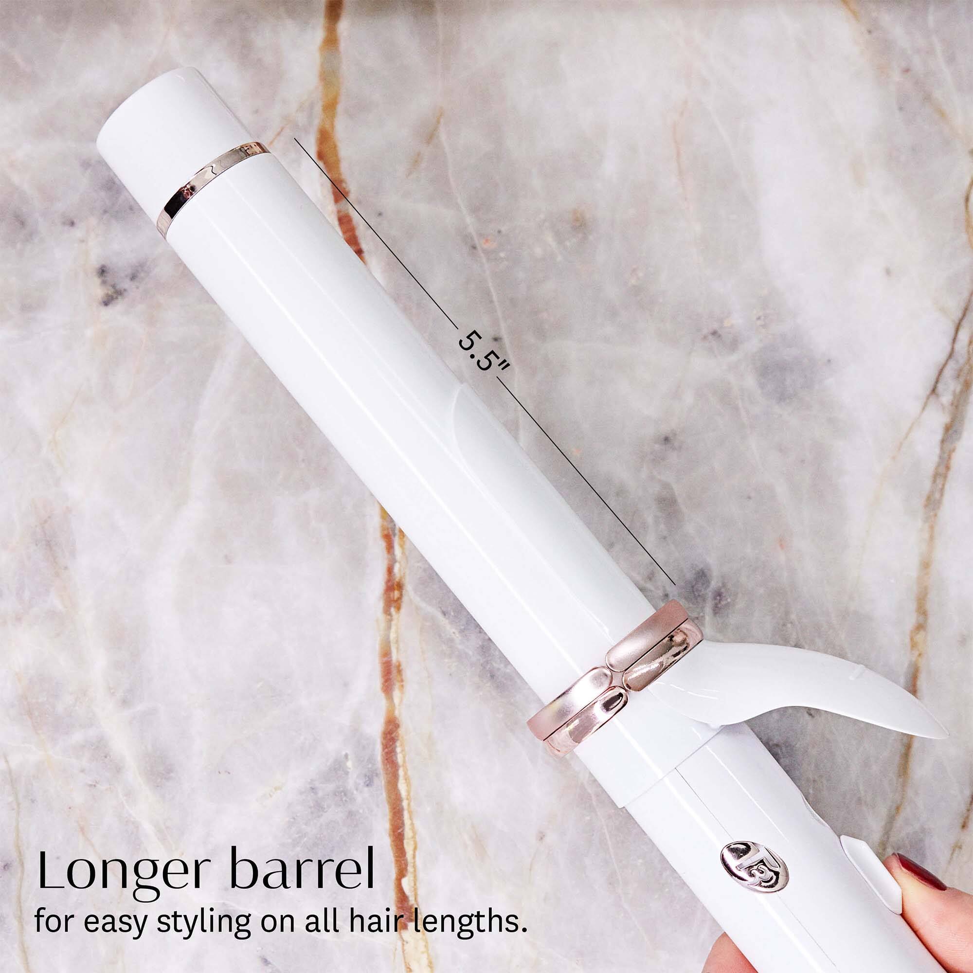 5.5" Longer barrel for easy styling on all hair lengths.