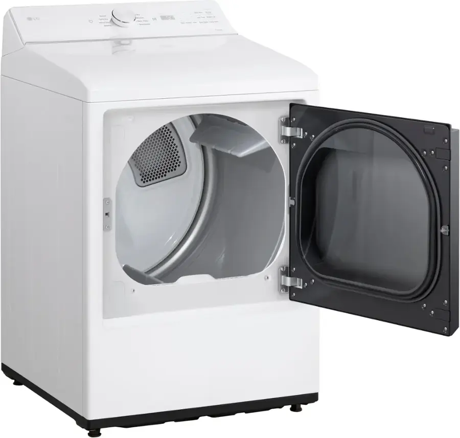Alt View 15. LG - 7.3 Cu. Ft. Smart Electric Dryer with Sensor Dry - Alpine White.