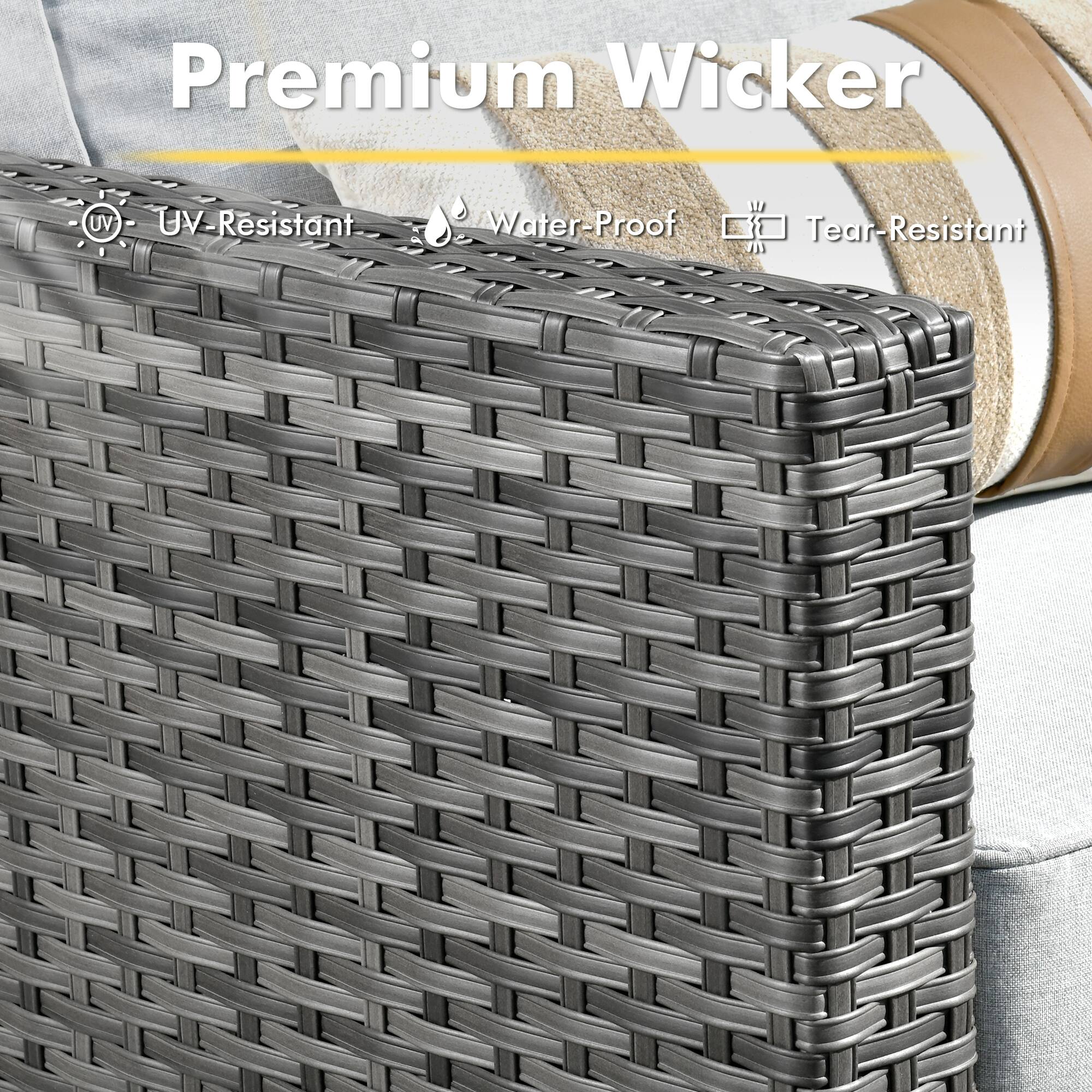 Premium Wicker

UV-Resistant  
Water-Proof  
Tear-Resistant