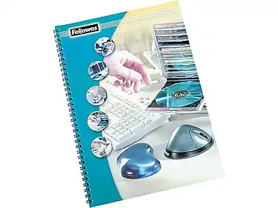 Alt View 4. Fellowes - 3/8" Metal Wire Binding Spine, 80 Sheet Capacity, 25/Pack - Black.