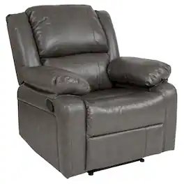 Alamont Home - Harmony Series Recliner - Gray LeatherSoft