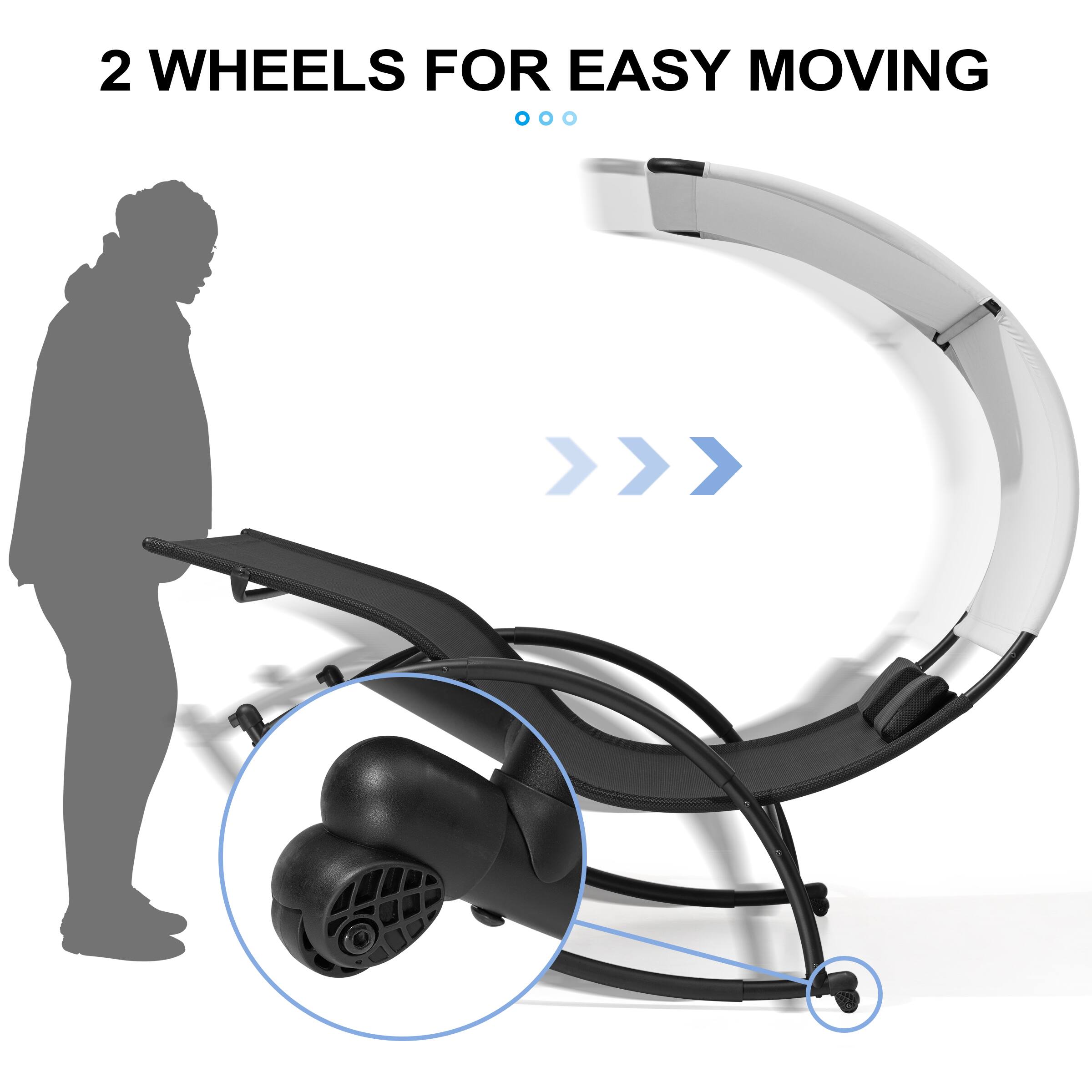 2 WHEELS FOR EASY MOVING