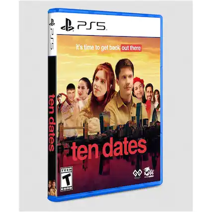cb PS5 PS5 it's time to get back out there ten dates ten dates TEEN i M li adcpoan T ESRB
Corrected text:
PS5 it's time to get back out there ten dates ten dates TEEN T ESRB - T (Teen 13+)