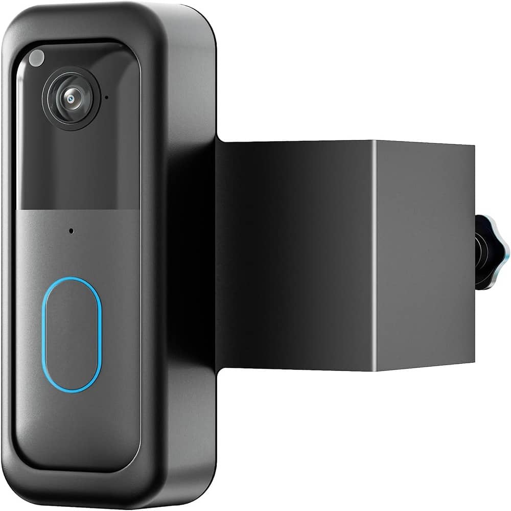 Schertz - Anti-Theft Blink Doorbell Mount – No-Drill Bracket - Black