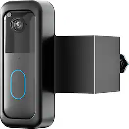 Schertz - Anti-Theft Blink Doorbell Mount – No-Drill Bracket - Black