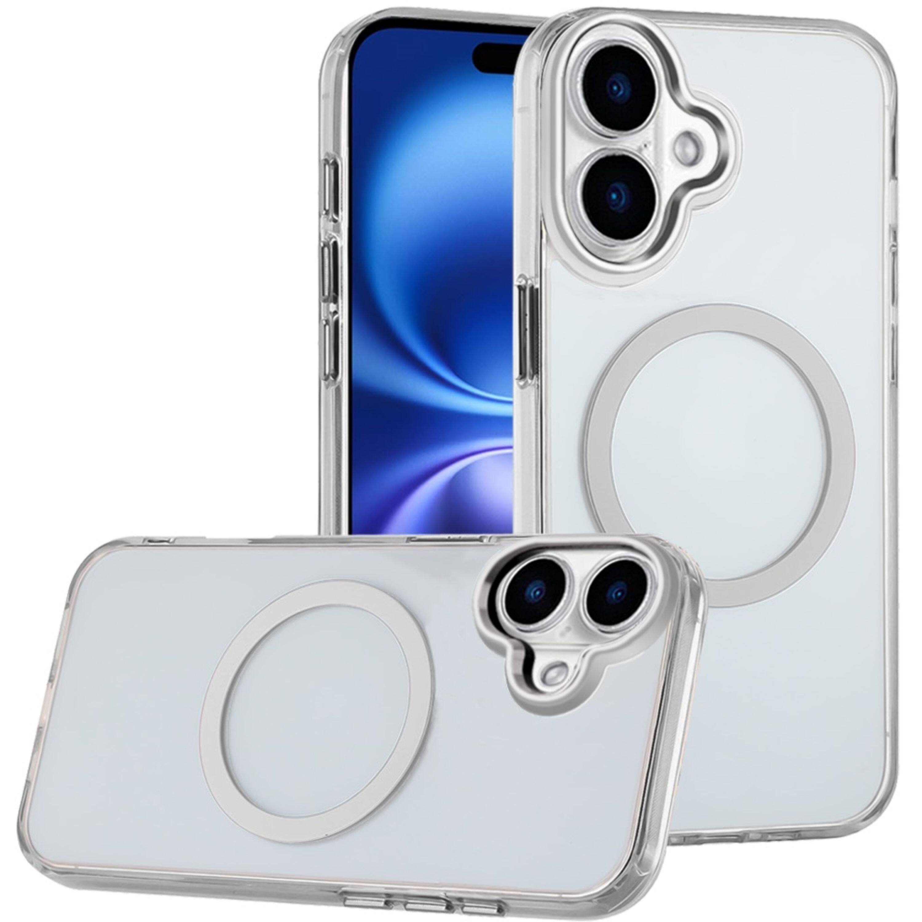 Kitcheniva - Trans- Metal Buttons Phone Cover Phone Case With Tempered Glass For iPhone 17 - Clear price history on PriceWatchPro