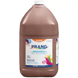 Prang - Washable Tempera Paint Brown 1 Gal