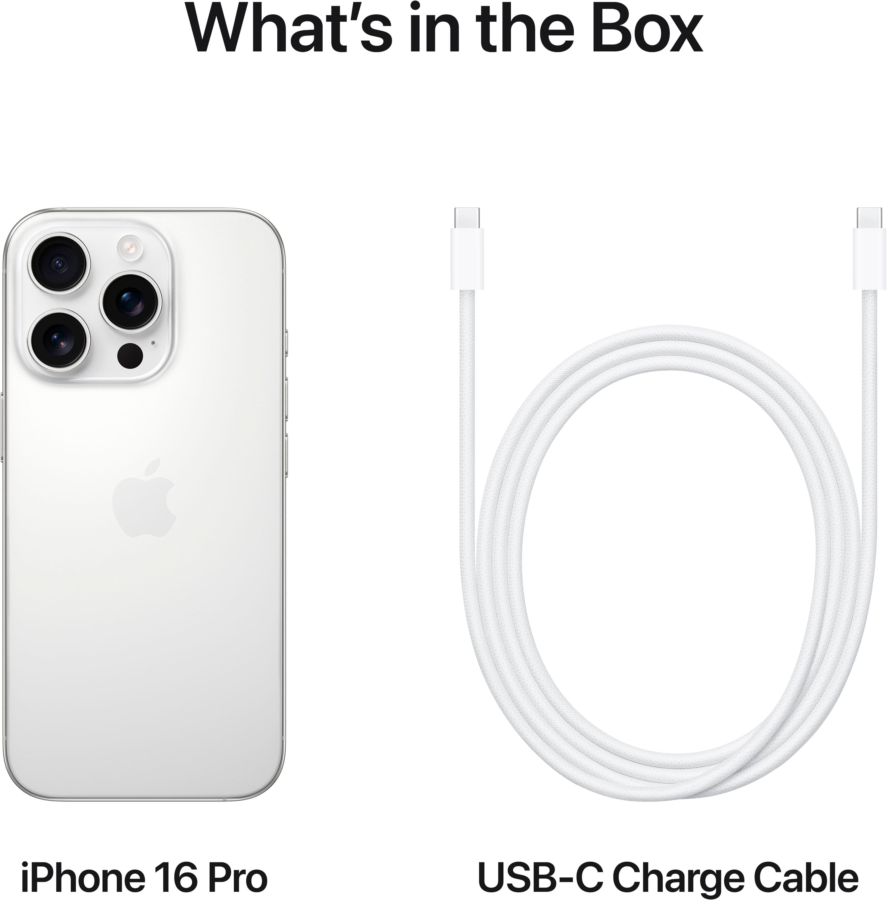 What's in the Box: iPhone 16 Pro USB-C Charge Cable