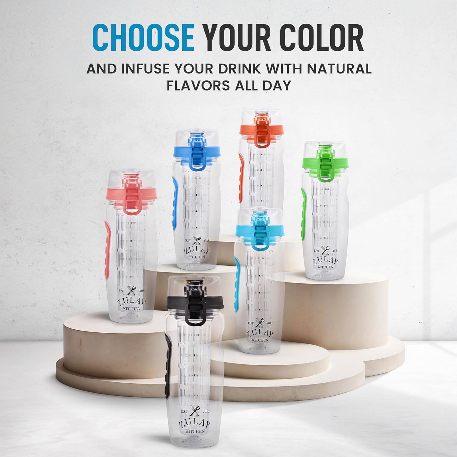 CHOOSE YOUR COLOR  
AND INFUSE YOUR DRINK WITH NATURAL FLAVORS ALL DAY  

ZULAY KITCHEN  
EST 2015