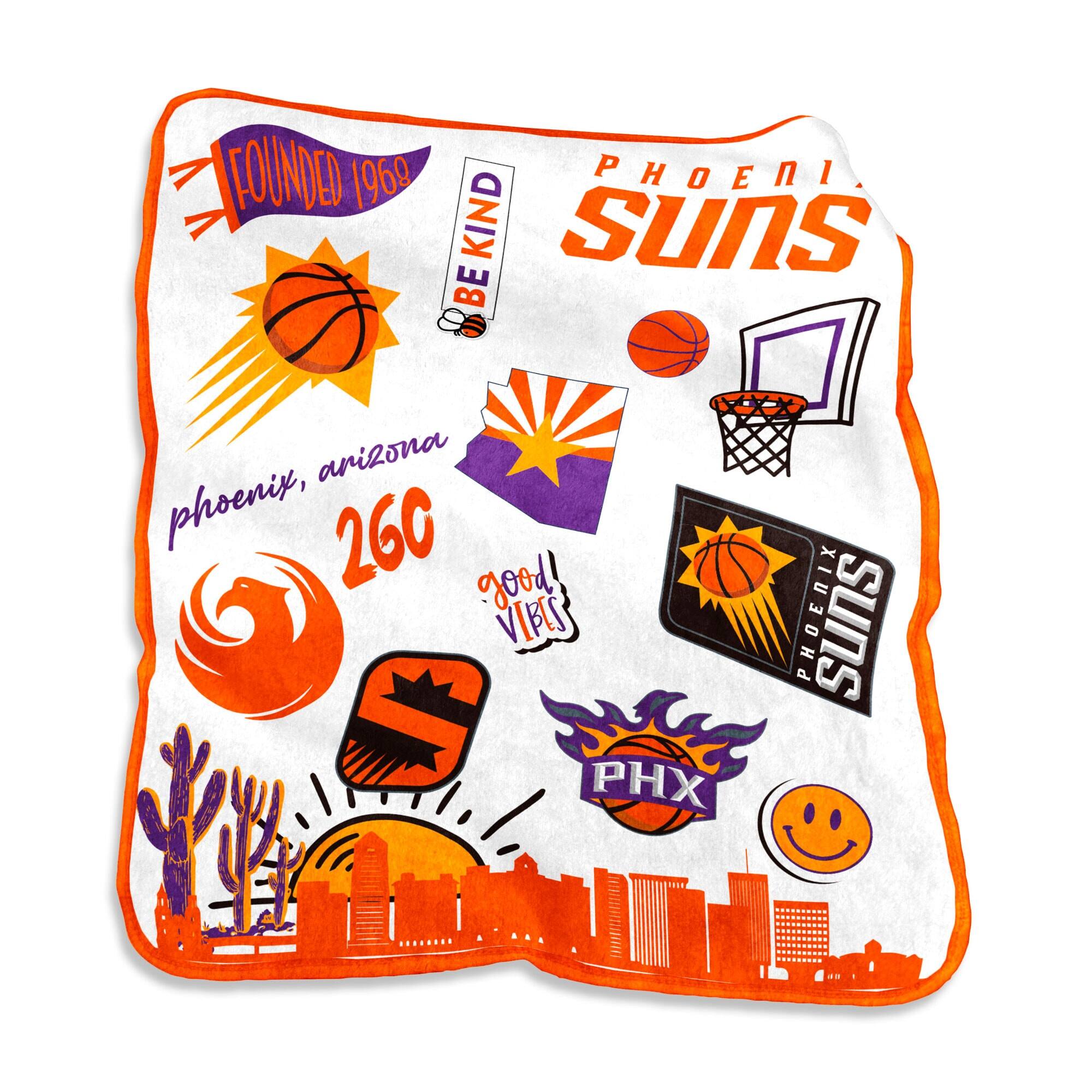 FOUNDED 1969  
PHOENIX SUNS  
BE KIND  
Phoenix, Arizona  
260  
Good Vibes  
PHX  
PHOENIX SUNS