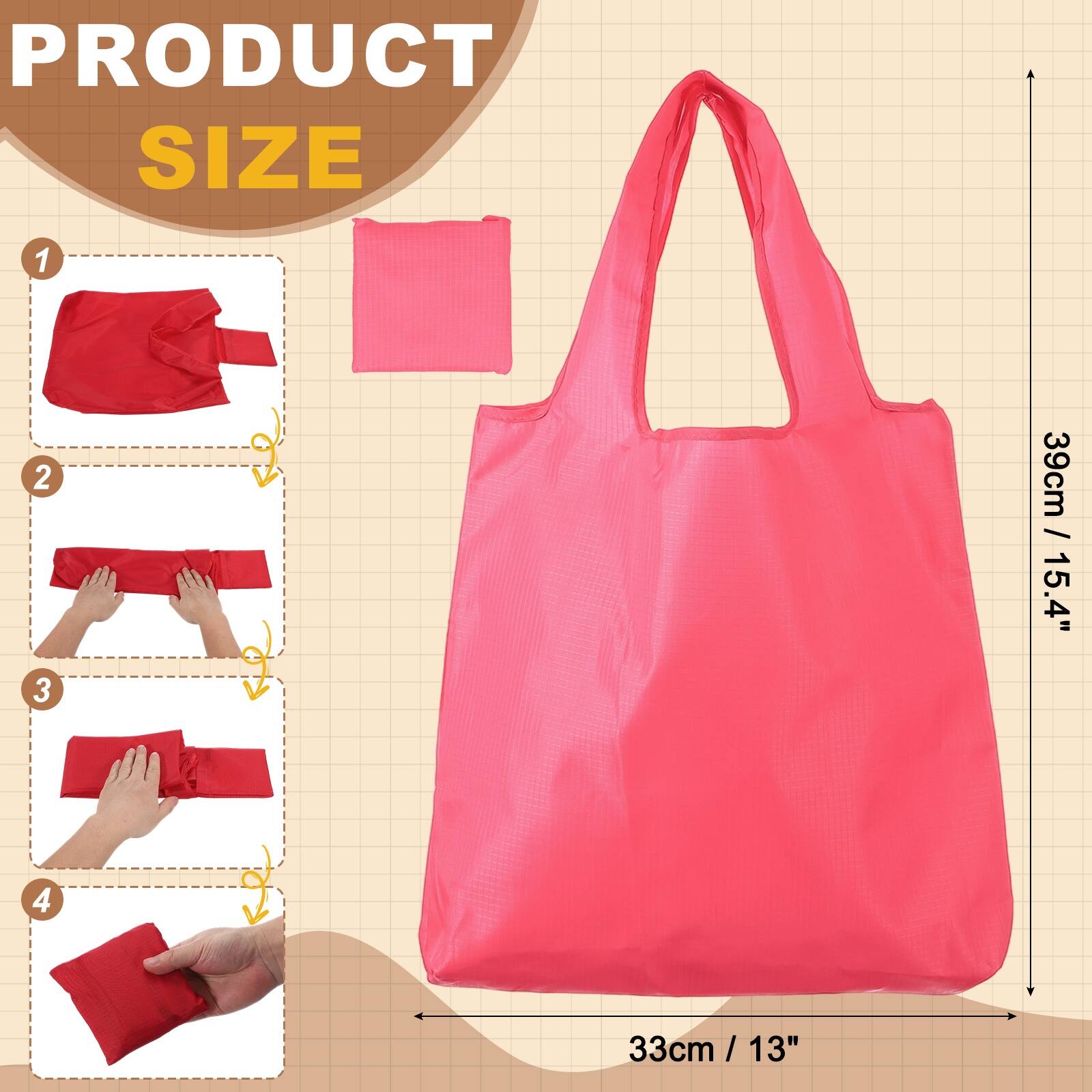 PRODUCT SIZE

1. 33cm / 13" / 13"
2. 39cm / 15.4"