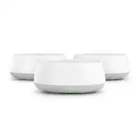 TP-Link - Deco 7 BE5000 Dual-Band Wi-Fi 7 Whole Home Mesh Router System – Deco BE5000 (3-Pack) - White - Front_Zoom