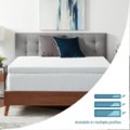 Alt View 12. Lucid Comfort Collection - 3" Twin XL Gel Memory Foam Topper with Cover - White.