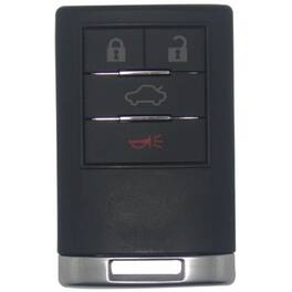 Car Keys Express - Cadillac Keyless Entry Remote - 4 Buttons (Lock, Unlock, Trunk, and Panic) - Black