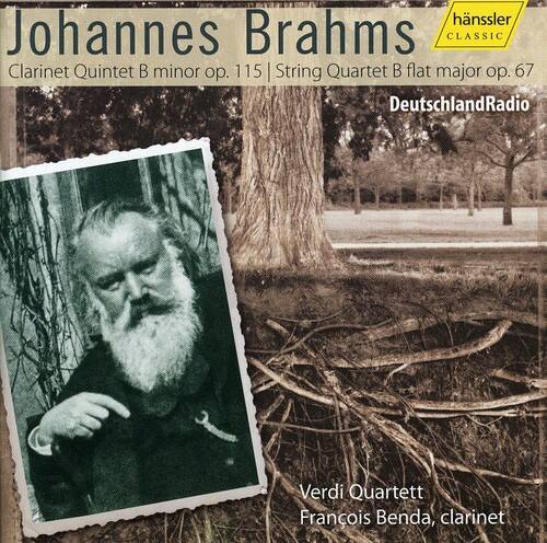 Johannes Brahms  
Clarinet Quintet B minor op. 115 | String Quartet B flat major op. 67  

DeutschlandRadio  
Verdi Quartett  
François Benda, clarinet