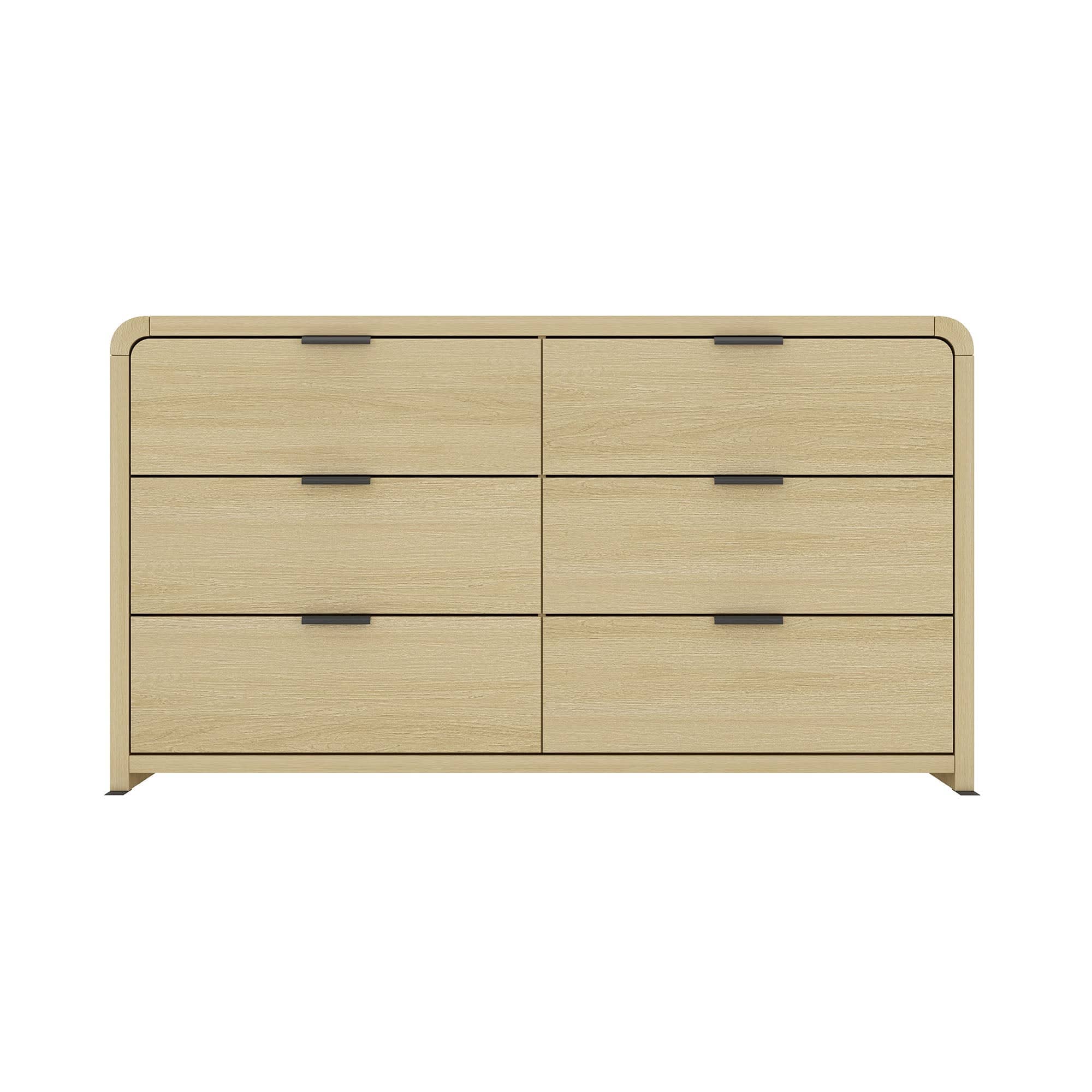 Manhattan Comfort - Grace Modern 60" Dresser - Natural Oak