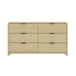 Manhattan Comfort - Grace Modern 60" Dresser - Natural Oak