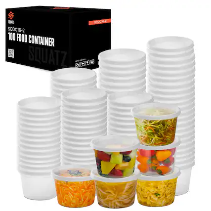 SQUATZ SQDC16-2 100 FOOD CONTAINER SQUATZ, DT 100 1 FCS SQDC16-2