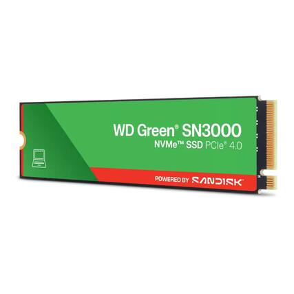 WD Green SN3000 NVMe™ SSD PCIe® 4.0 POWERED BY SANDISK