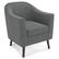 Front. Simpli Home - Thorne Accent Chair - Shadow Grey.