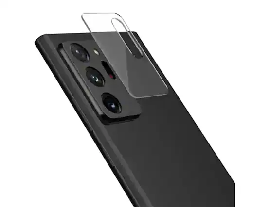 Front. DuraGlass - DuraGlass Glass Camera Screen Protector for Samsung Galaxy Note20 Ultra 5G - Clear.