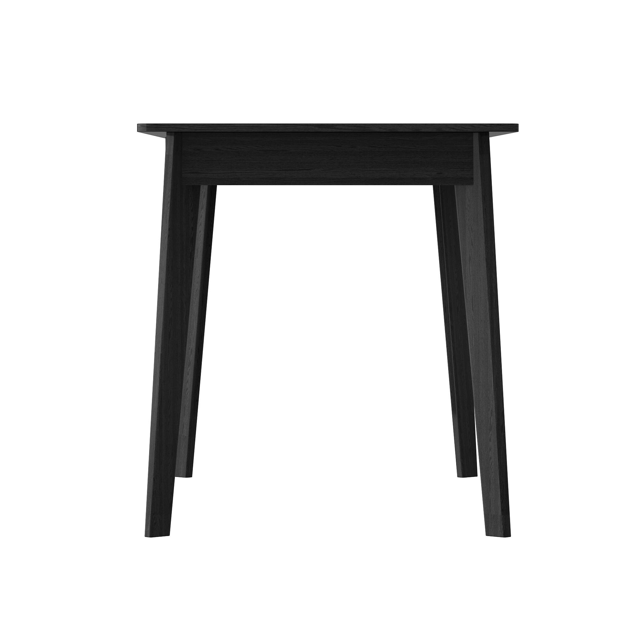 Angle. FUFU&GAGA - FUFU&GAGA 47.2" Dual - Drawer Office Desk - Versatile Workstation for Study & Gaming - Black.