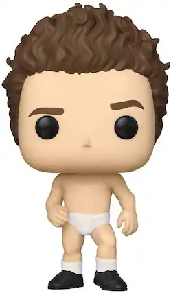 Front. Funko - Seinfeld Funko POP Vinyl Figure | Kramer (Underwear) - White.