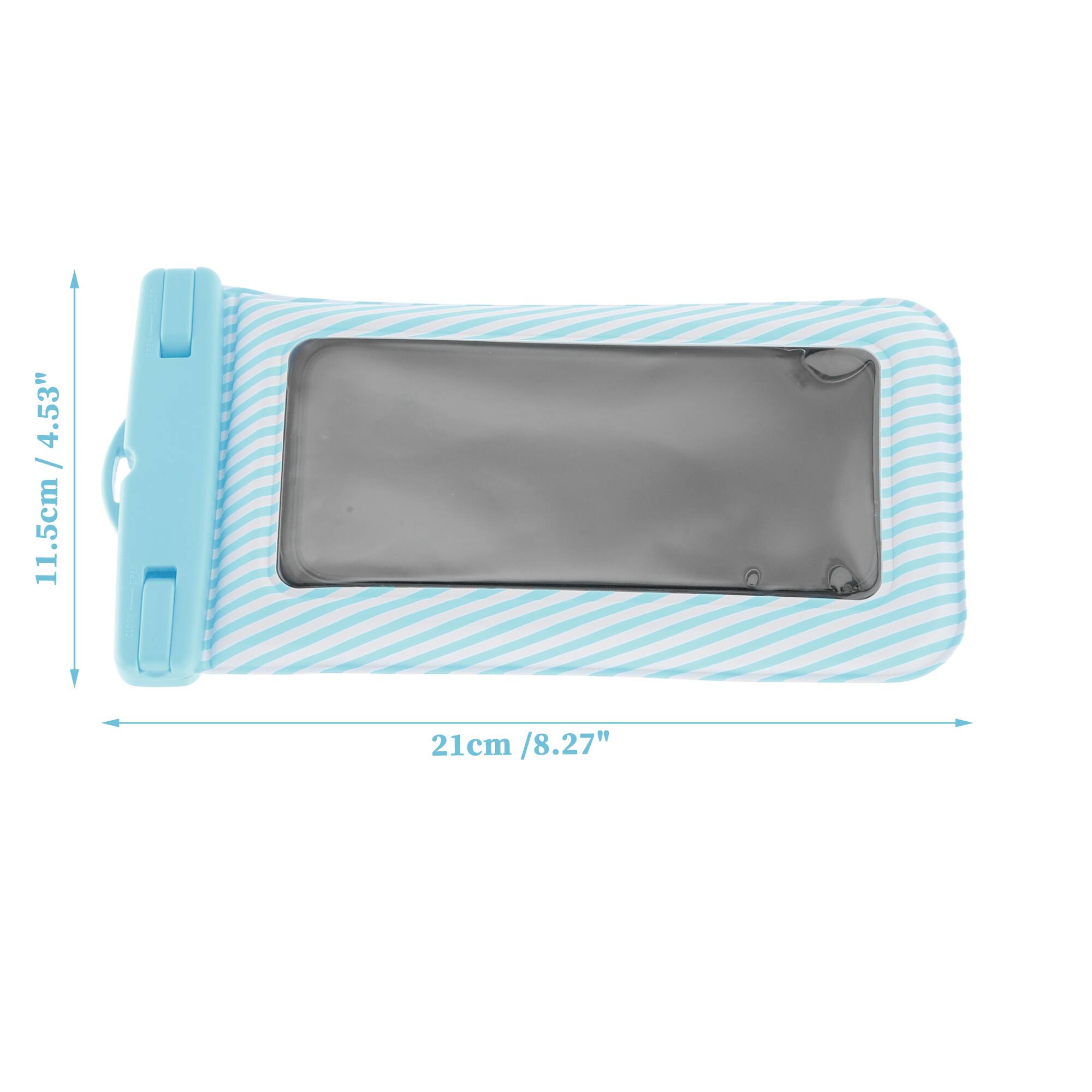 4.53" / 11.5cm  
21cm / 8.27"