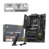 MSI - MAG X870 TOMAHAWK WIFI (Socket AM5) AMD X870 ATX DDR5 Wi-Fi 7 Motherboard - Black - Front_Zoom