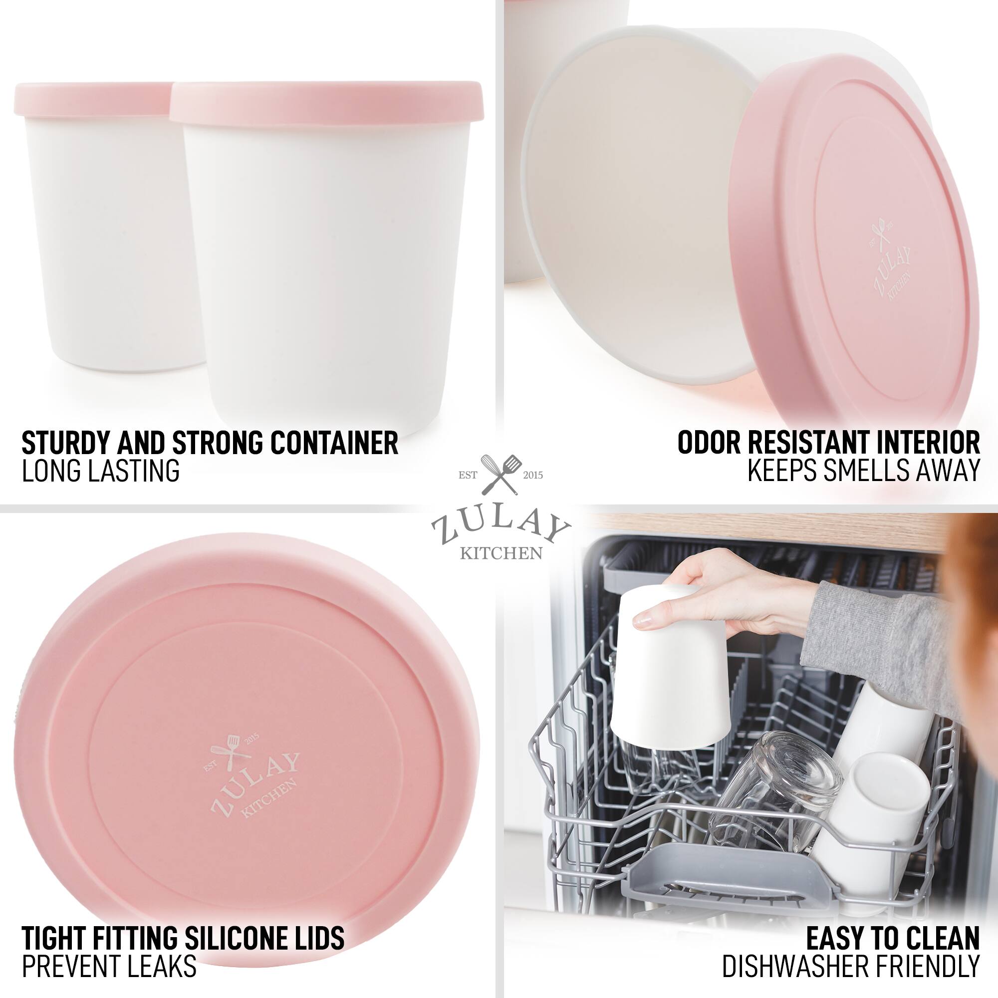 - STURDY AND STRONG CONTAINER LONG LASTING
- ODOR RESISTANT INTERIOR KEEPS SMELLS AWAY
- TIGHT FITTING SILICONE LIDS PREVENT LEAKS
- EASY TO CLEAN DISHWASHER FRIENDLY
