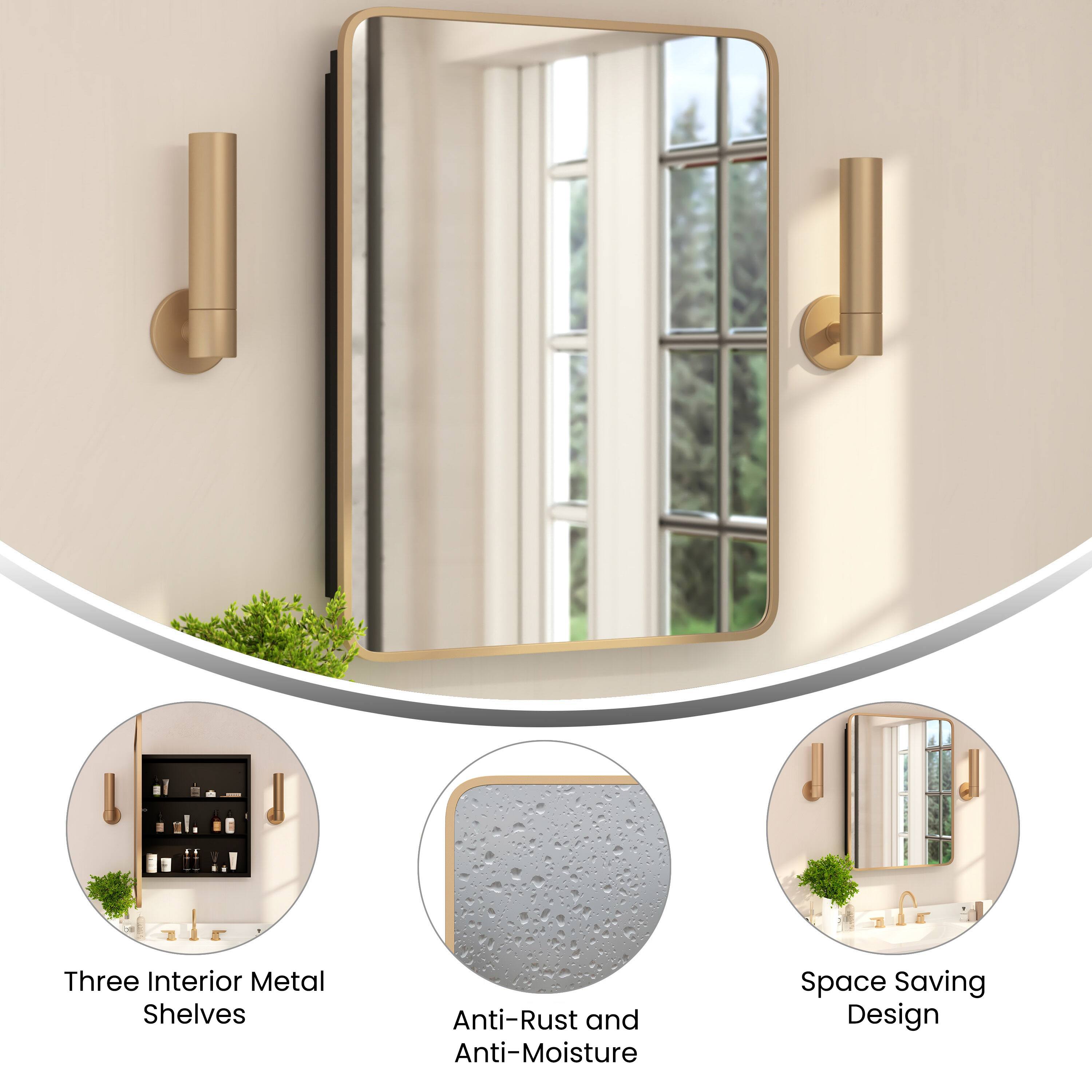 Three Interior Metal Shelves  
Anti-Rust and Anti-Moisture  
Space Saving Design