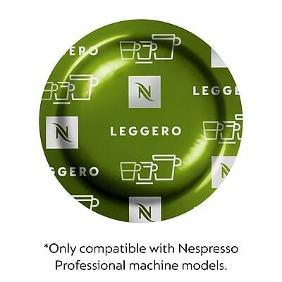 Sure, here is the corrected and grouped text:

**ERO N LEGGERO GERO N**

*Only compatible with Nespresso Professional machine models.