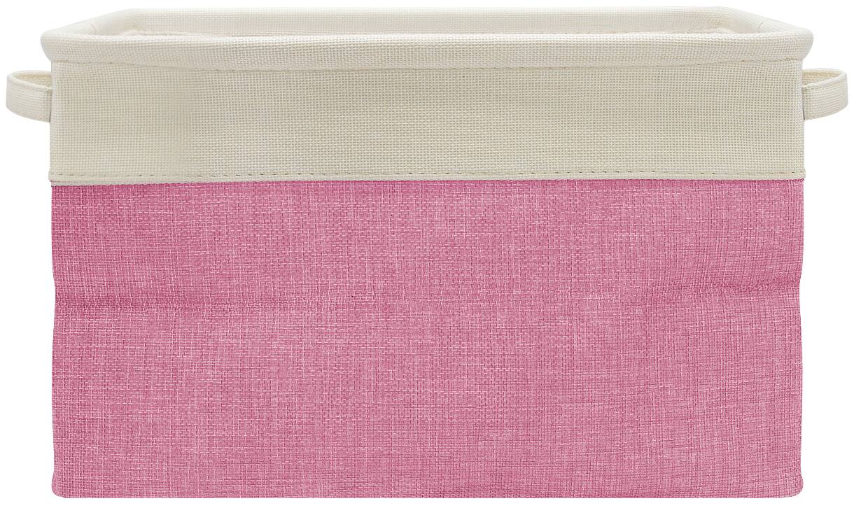 Alt View 4. Sorbus - Sorbus Cubby Storage Organizer 15 Inch - Big Sturdy Collapsible Storage Bins with Dual Handles - Foldable Baskets - Pink.