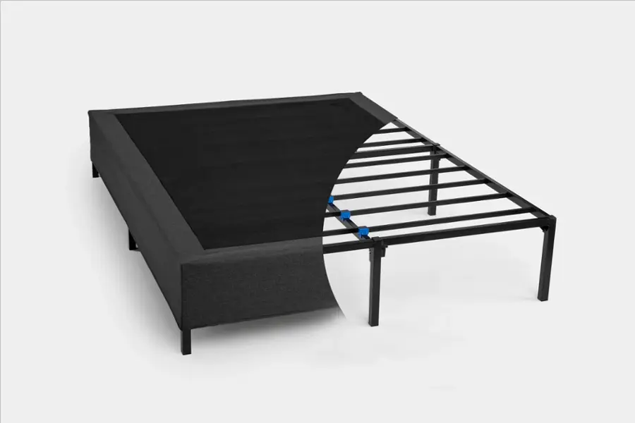 Alt View 20. Ghostbed - All-in-One Metal Foundation - Queen - Black.
