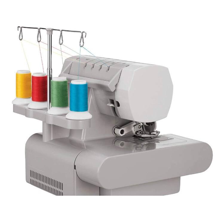 Angle. Singer - Singer 14HD854 Heavy Duty Serger - Gray.