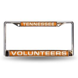 Rico Industries - Tennessee Volunteers Chrome Metal License Plate Frame Holder - Multi