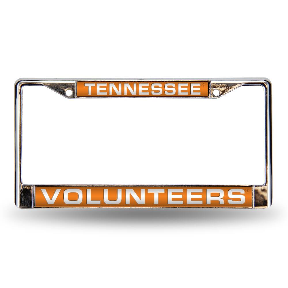Tennessee Volunteers Chrome Metal License Plate Frame Holder
