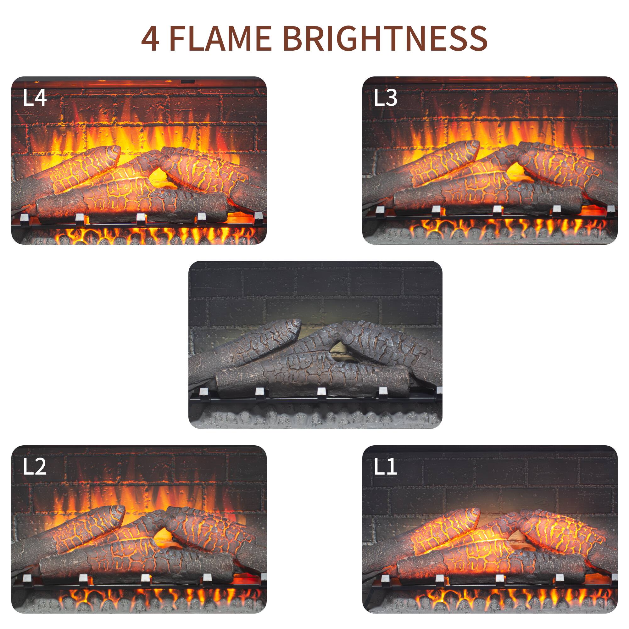 4 FLAME BRIGHTNESS

L4

L3

L2

L1