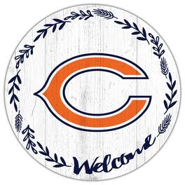 Fan Creations - Chicago Bears 12" Welcome Circle Sign - Multicolor
