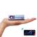 Angle. AAXA - P8 Smart Mini DLP Projector, Android 10.0, WiFi, Bluetooth, Wireless Mirroring, Streaming Apps, HDMI USB-C Inputs - Gray.