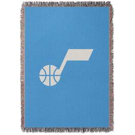 Chad & Jake - Utah Jazz Woven Blanket - Blue