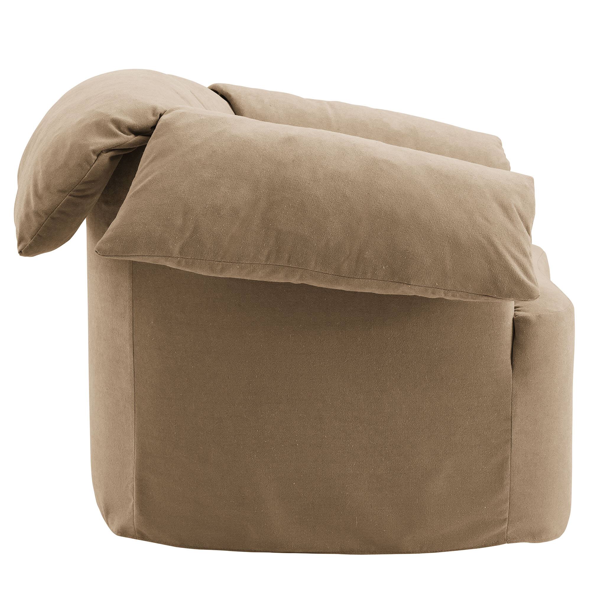 Alt View 2. Modway - Lark Slipcovered Fabric Oversized Armchair by Modway - Almond.
