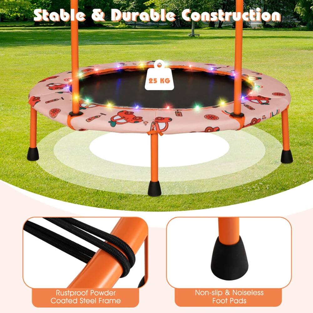 Stable & Durable Construction  
25 KG  
Rustproof Powder Coated Steel Frame  
Non-slip & Noiseless Foot Pads