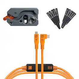 Tether Tools - TetherGuard LeverLock Plus Plate w/Optima 10G USB-C RA Cable