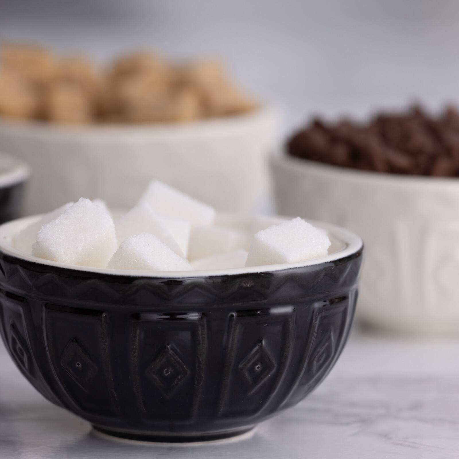 Alt View 2. Mason Cash - Color Mix Mini Prep Bowls, Black and Cream, Set of 4 - Multicolored.