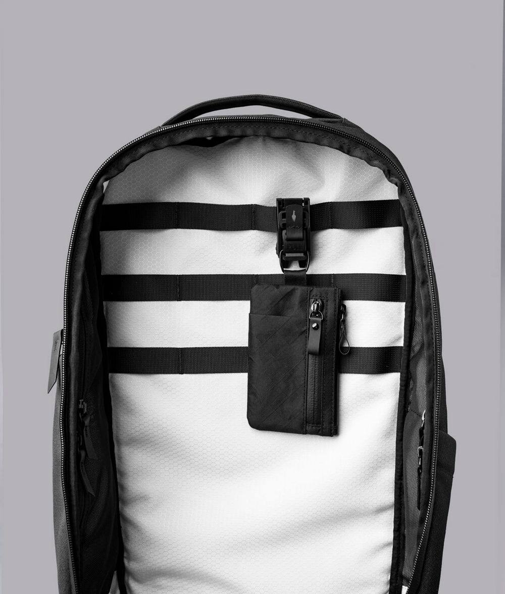 Alt View 8. ALPAKA - Zip Pouch Pro RFID Wallet Pouch, Fits 4-12 Cards, Cash/Coin Pocket, 3 External EDC Slots - Black Ultradyne 100D.